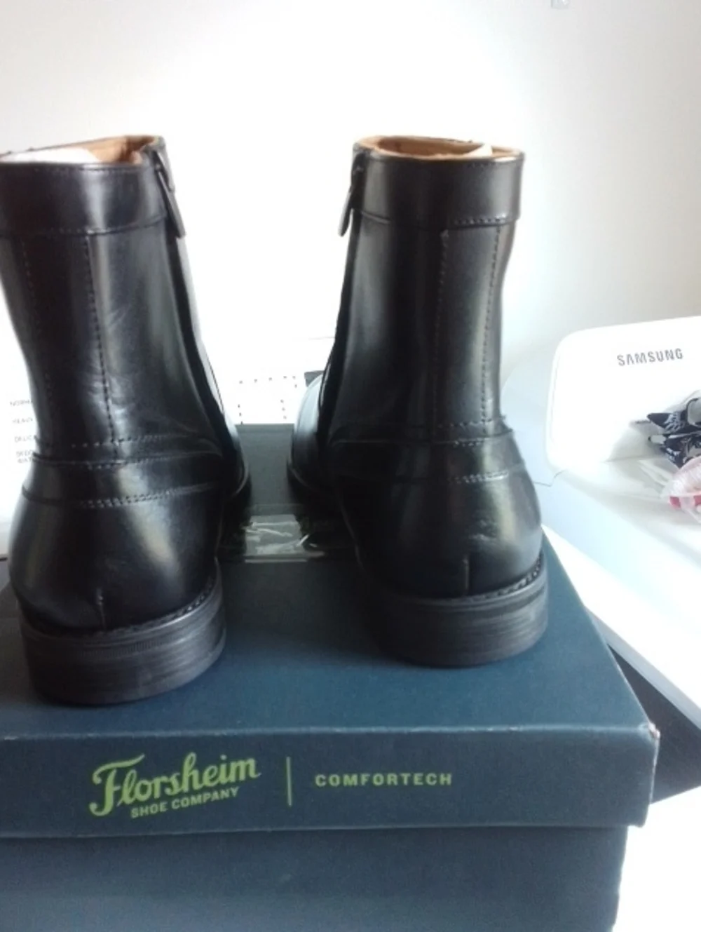 Florsheim Men’s Black Leather Medfield Boots